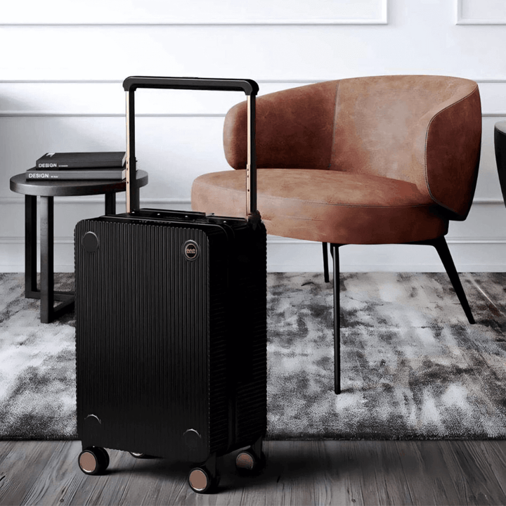Twarda walizka i zestaw – Rotterdam Voyager-Czarny-Bagaż podręczny 37L-Trend Polska