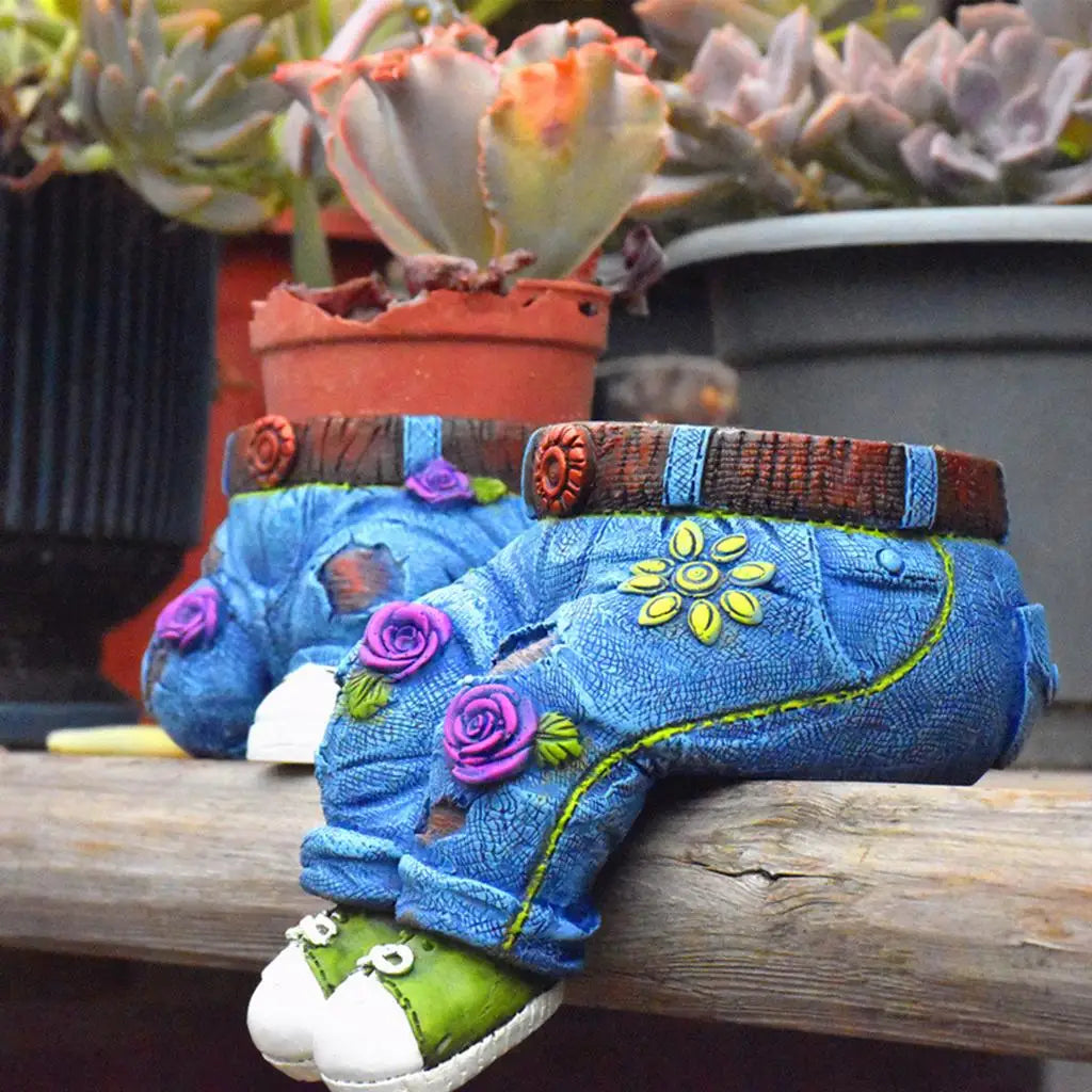 Tymianek Hars Roślinna Rzeźba Doniczka - GardenBuddy-Dżinsy na kolanach-Trend Polska