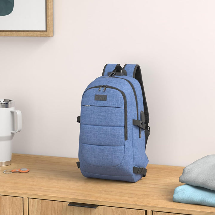 Ekstra duża plecak przeciwkradzieżowy na laptopa i podróże z portem USB – 30-50L