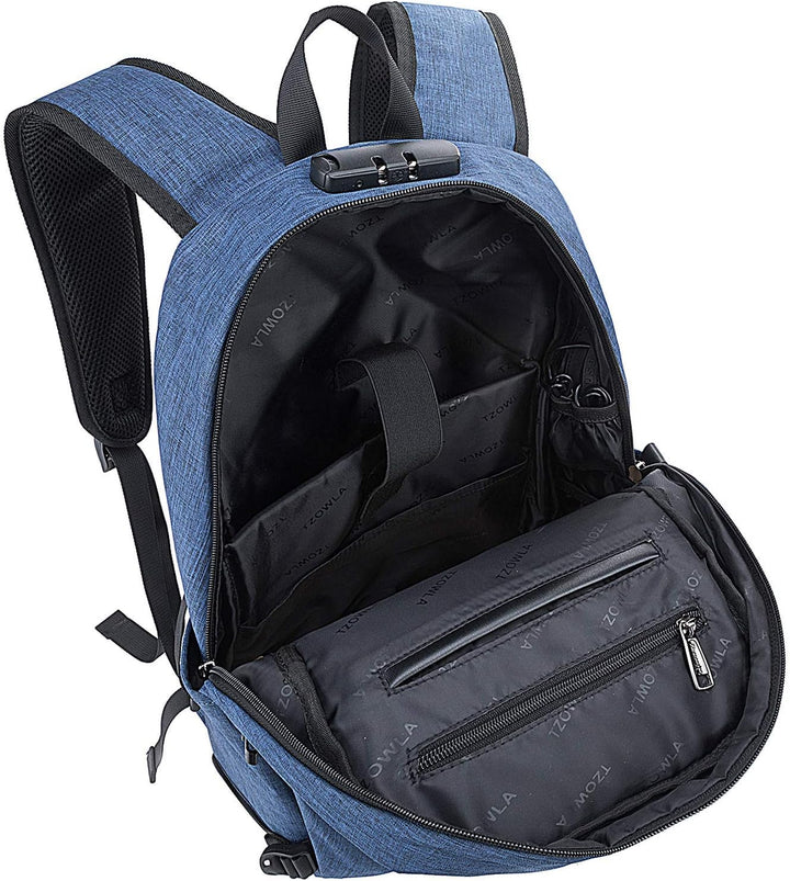 Ekstra duża plecak przeciwkradzieżowy na laptopa i podróże z portem USB – 30-50L