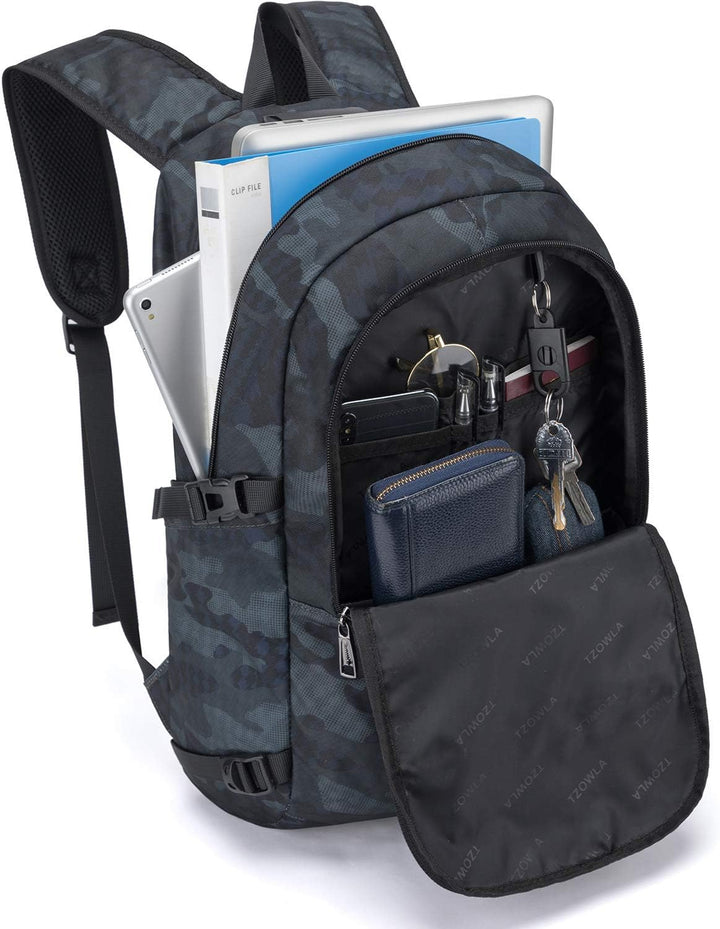 Ekstra duża plecak przeciwkradzieżowy na laptopa i podróże z portem USB – 30-50L