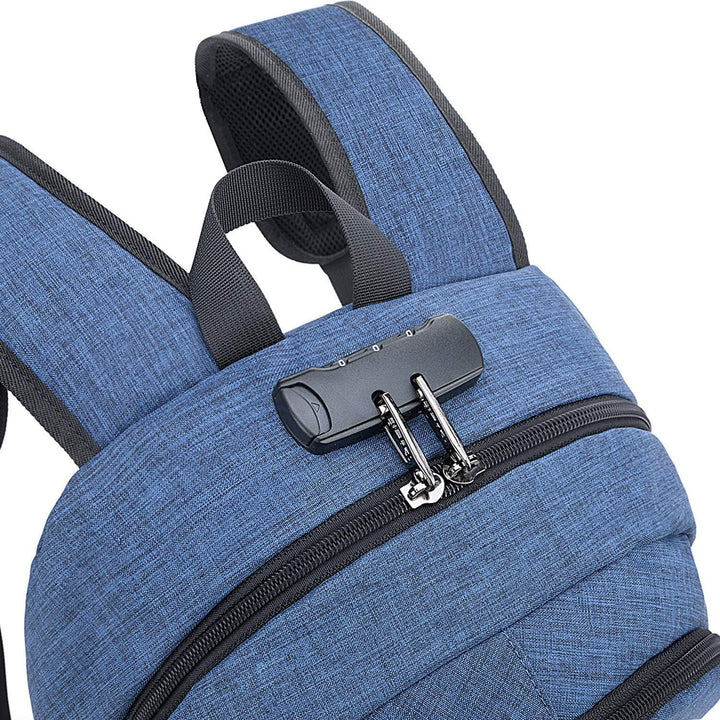Ekstra duża plecak przeciwkradzieżowy na laptopa i podróże z portem USB – 30-50L