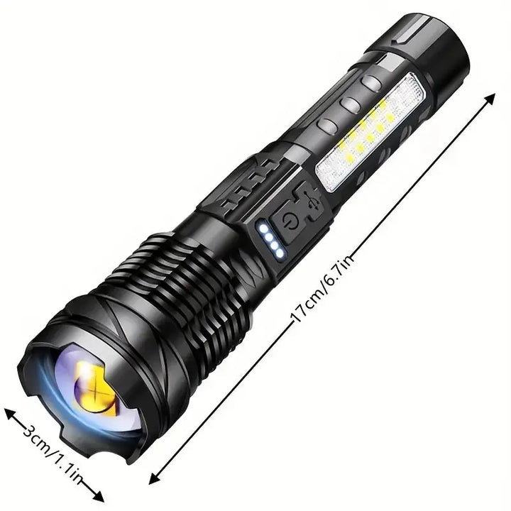 Ultrajasna Latarka Militarny 5000 Lumen - PowerBeam-Trend Polska