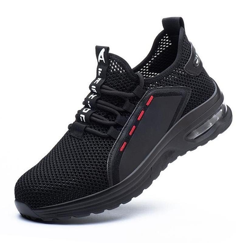 Ultralekkie buty ochronne z stalowym noskiem – SteelFlex One-Czarny-37-Trend Polska