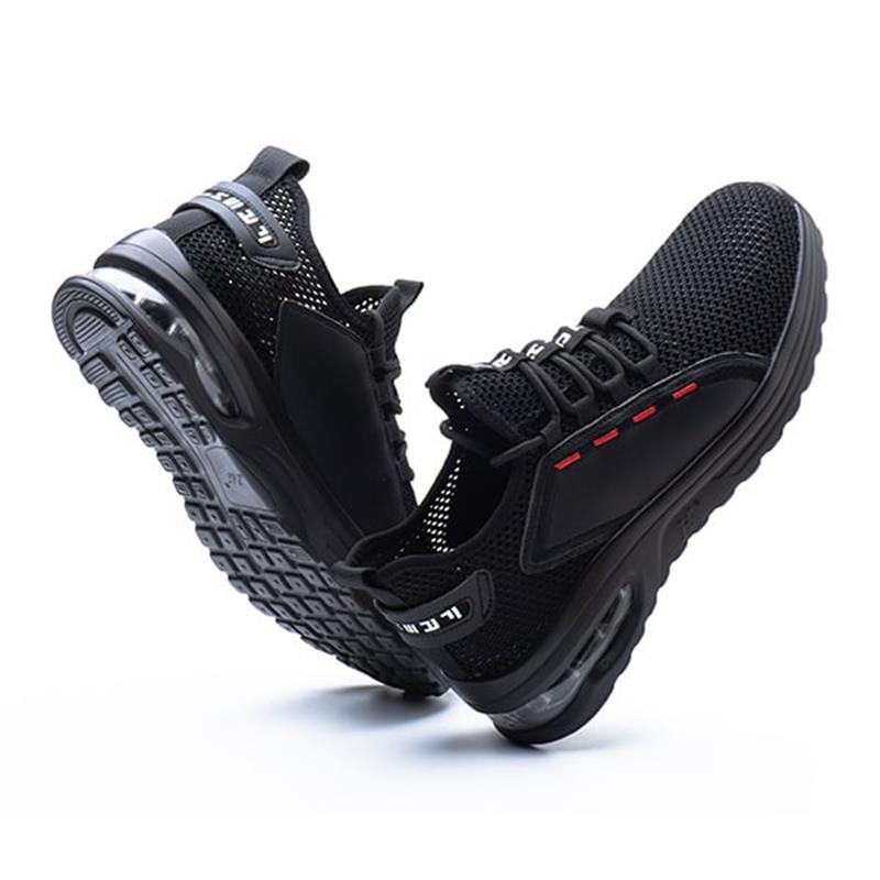 Ultralekkie buty ochronne z stalowym noskiem – SteelFlex One-Czarny-37-Trend Polska