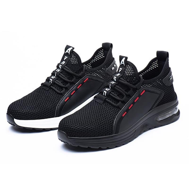 Ultralekkie buty ochronne z stalowym noskiem – SteelFlex One-Czarny-37-Trend Polska