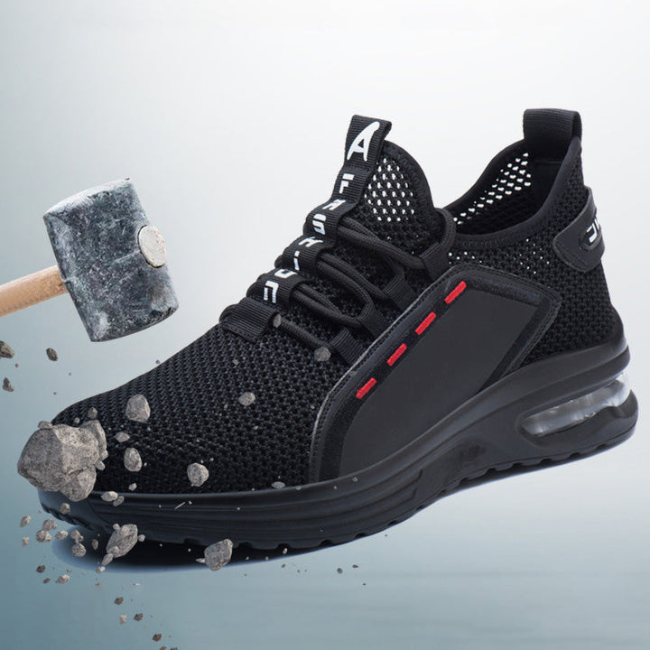 Ultralekkie buty ochronne z stalowym noskiem – SteelFlex One-Czarny-37-Trend Polska