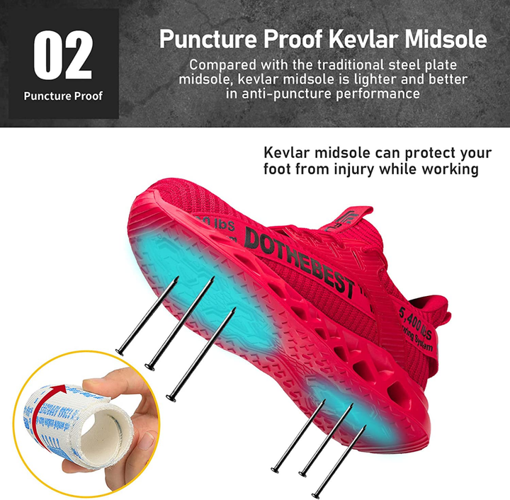 Ultralekkie oddychające buty ochronne - ProGuard-Czarny-40-Trend Polska
