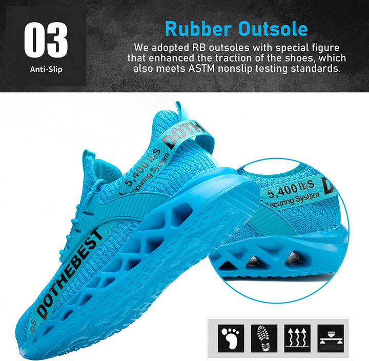 Ultralekkie oddychające buty ochronne - ProGuard-Czarny-40-Trend Polska