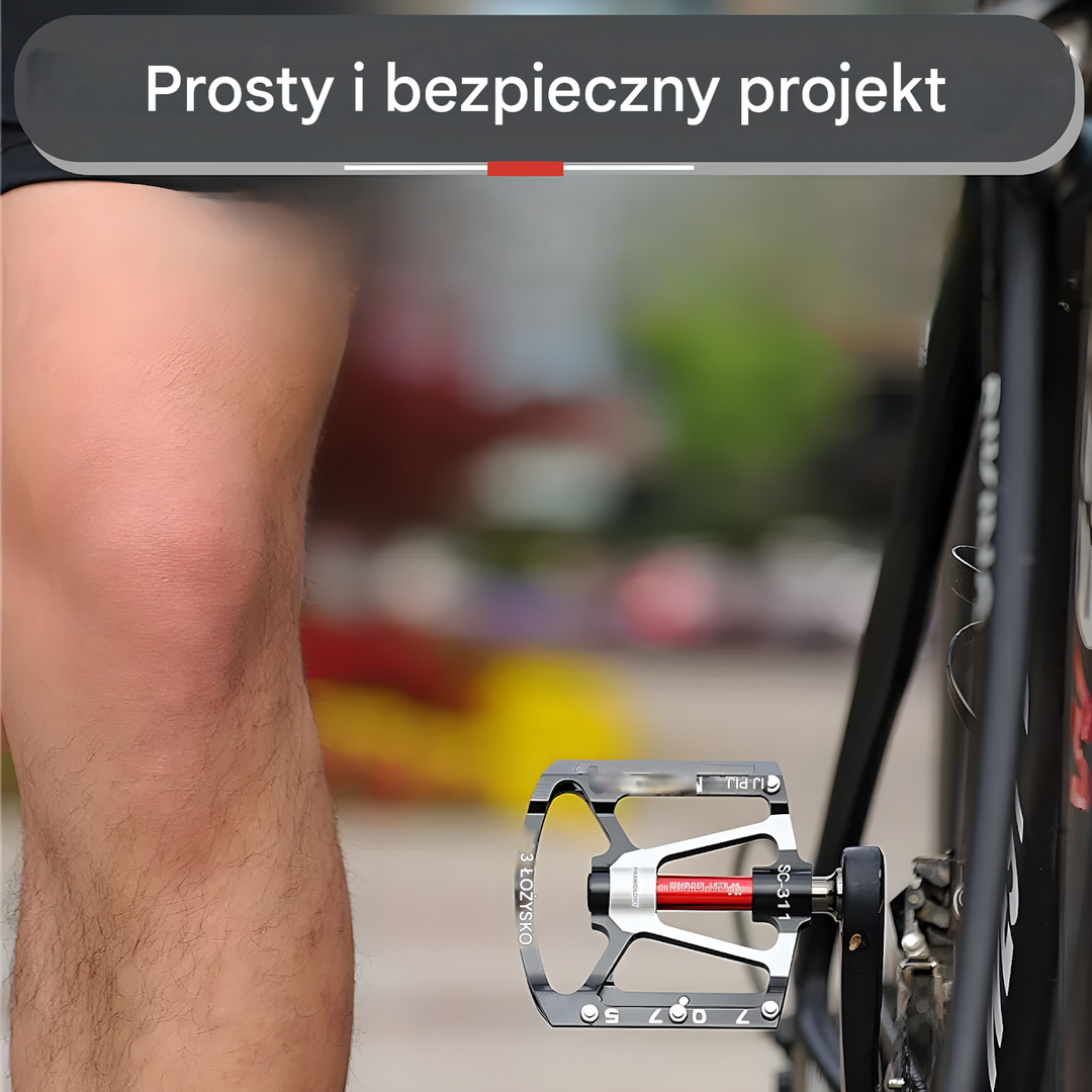 Ultralekkie pedały rowerowe z antypoślizgową powierzchnią - TrailPro-Trend Polska