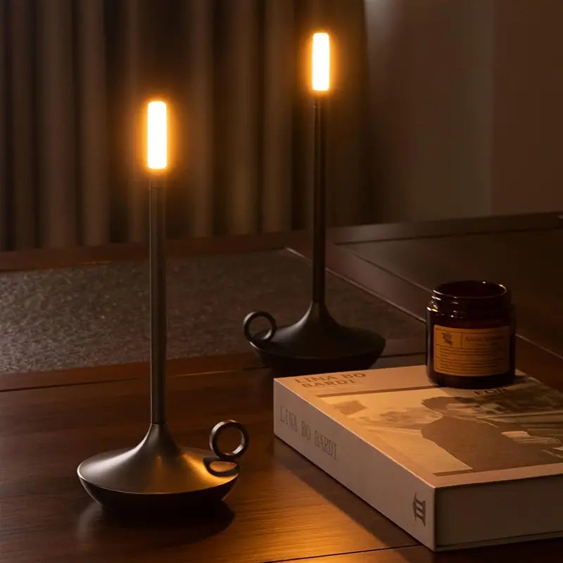 Unikalne i Luksusowe Lampy Świecowe - LuxeCandle-Czarny-Trend Polska