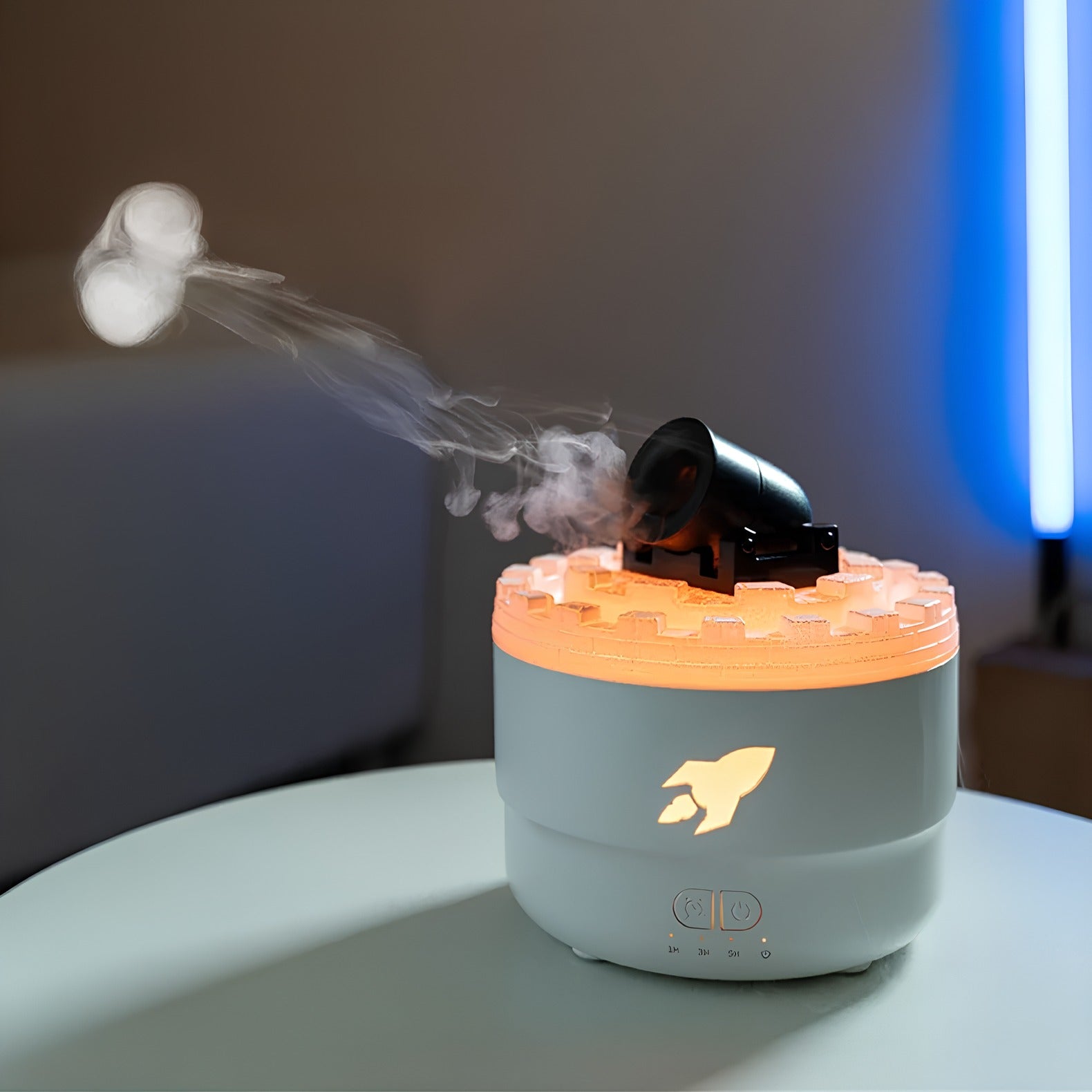 Unikalny kanon nawilżacz powietrza - VaporBlast-Biały-Trend Polska