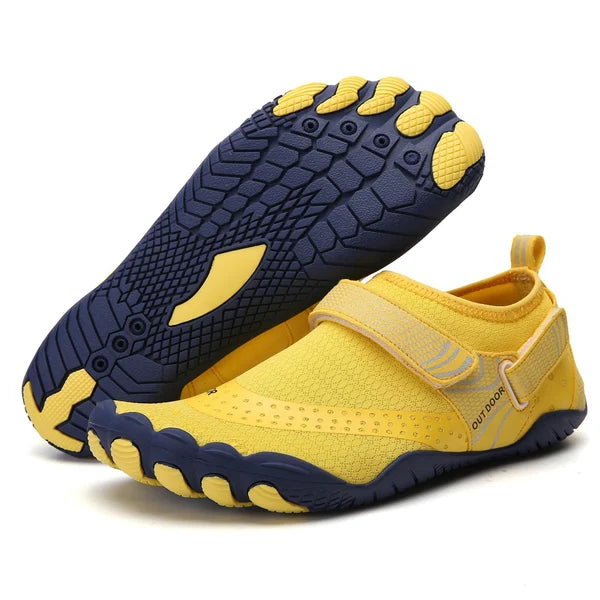 Uniseks Buty Wodoodporne Barefoot – TrailFlex-Żółty-36-Trend Polska