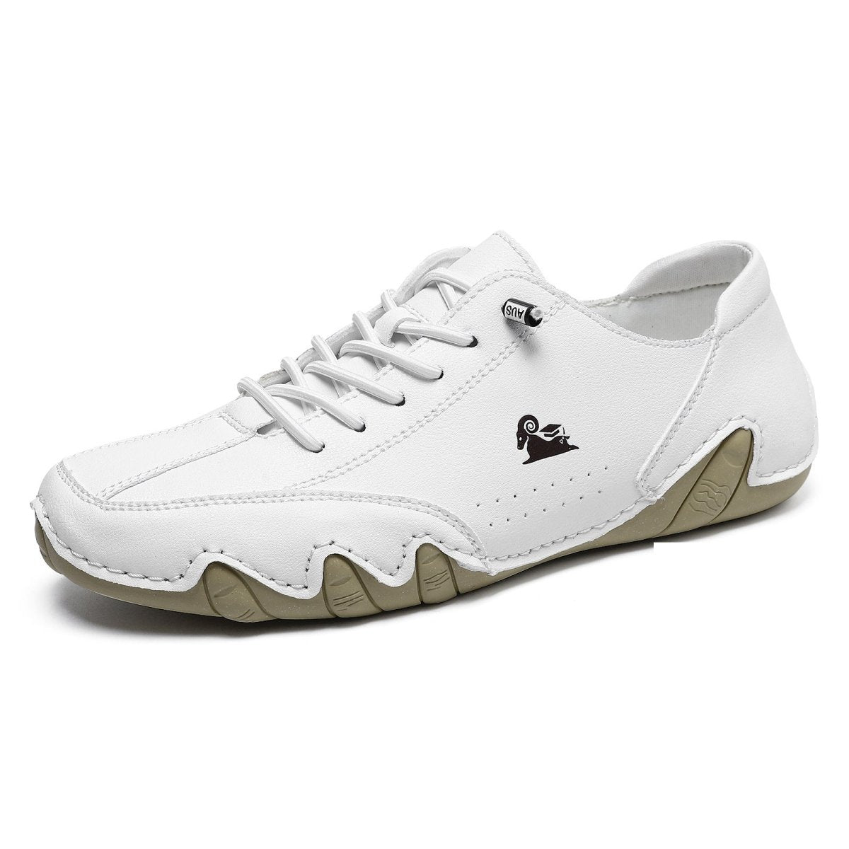 Uniseks Skórzane Buty Barefoot – BareMotion-Biały-35-Trend Polska