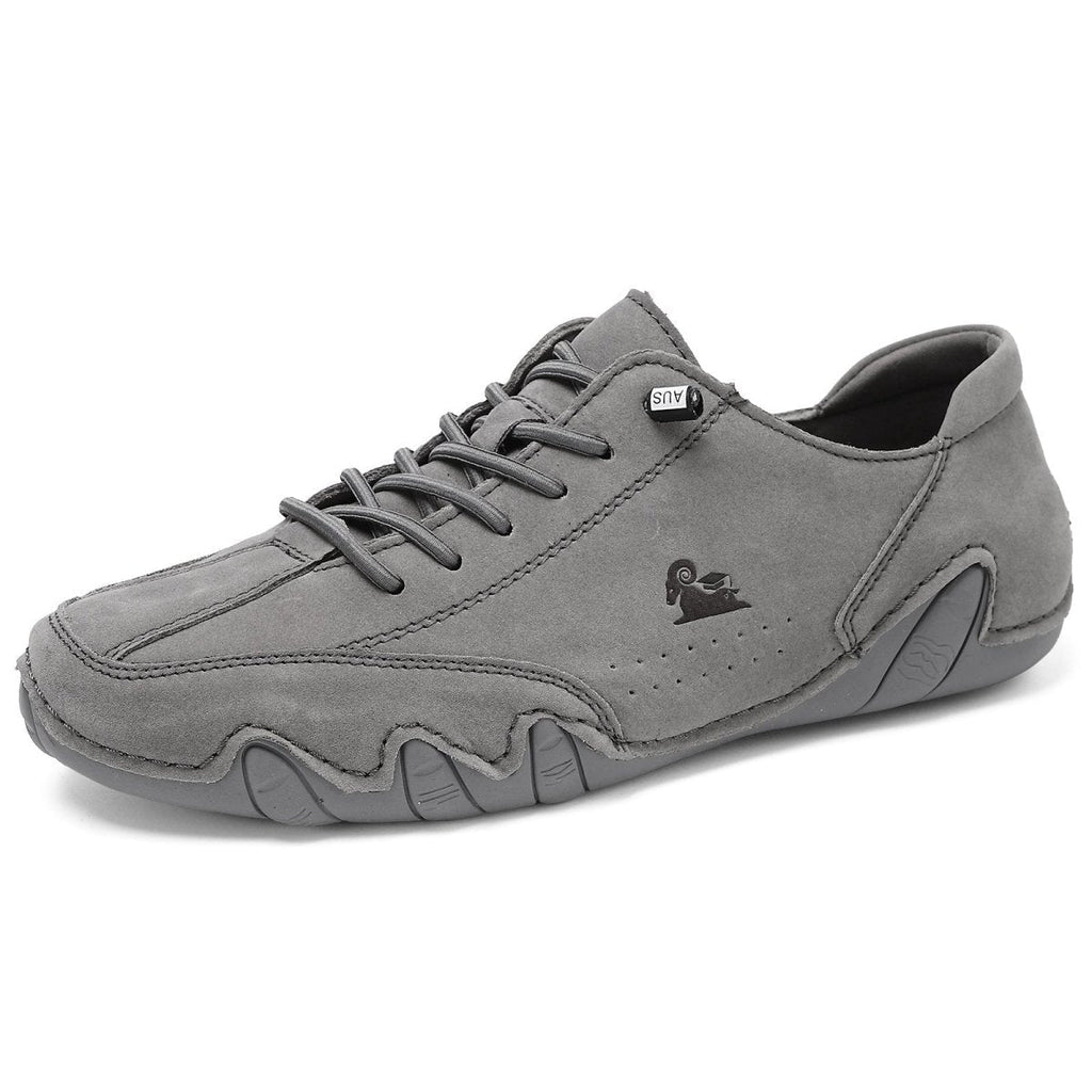 Uniseks Skórzane Buty Barefoot – BareMotion-Szary-35-Trend Polska