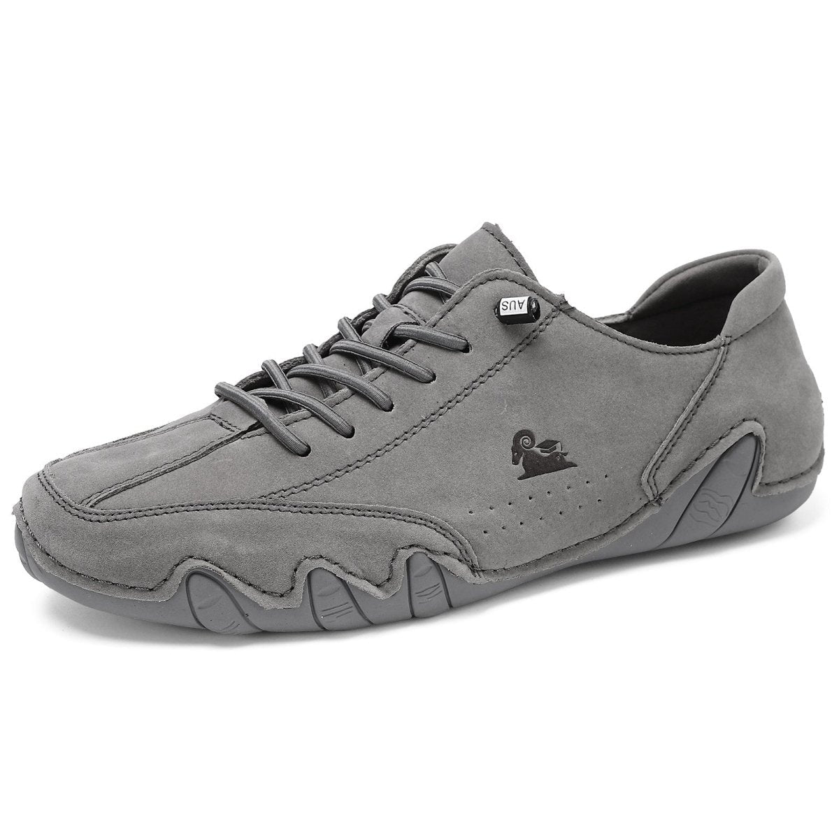 Uniseks Skórzane Buty Barefoot – BareMotion-Szary-35-Trend Polska