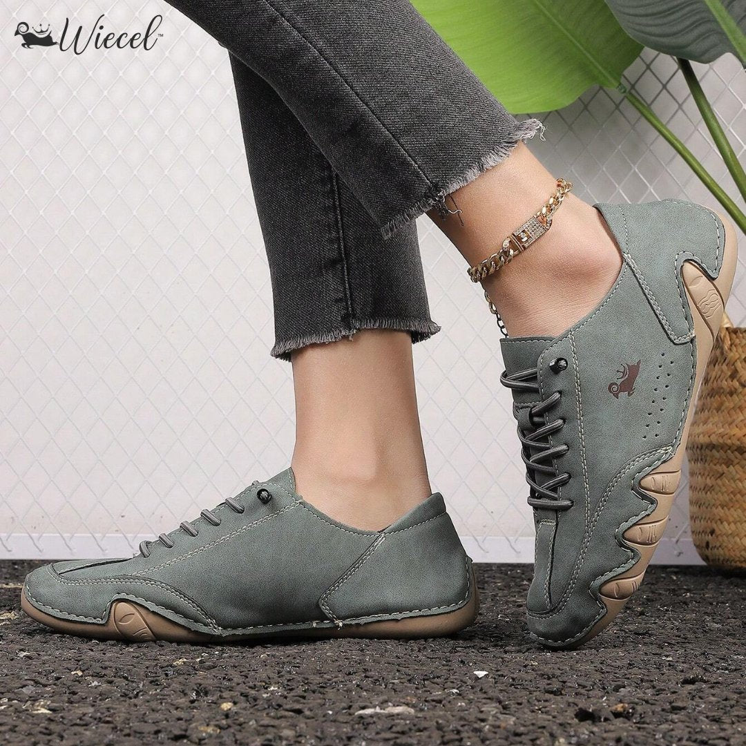 Uniseks Skórzane Buty Barefoot – BareMotion-Biały-35-Trend Polska