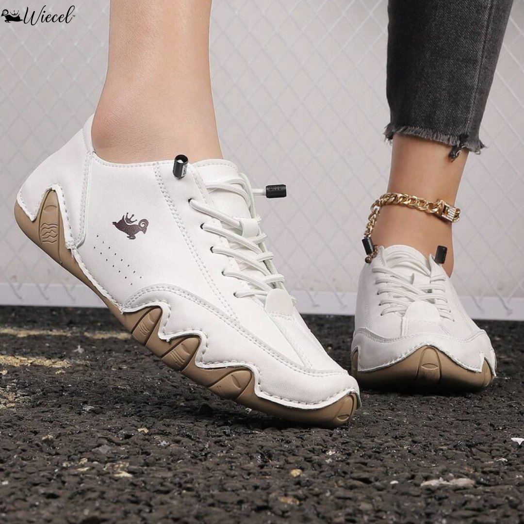 Uniseks Skórzane Buty Barefoot – BareMotion-Biały-35-Trend Polska