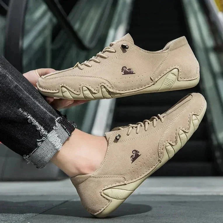 Uniseks Skórzane Buty Barefoot – BareMotion-Biały-35-Trend Polska