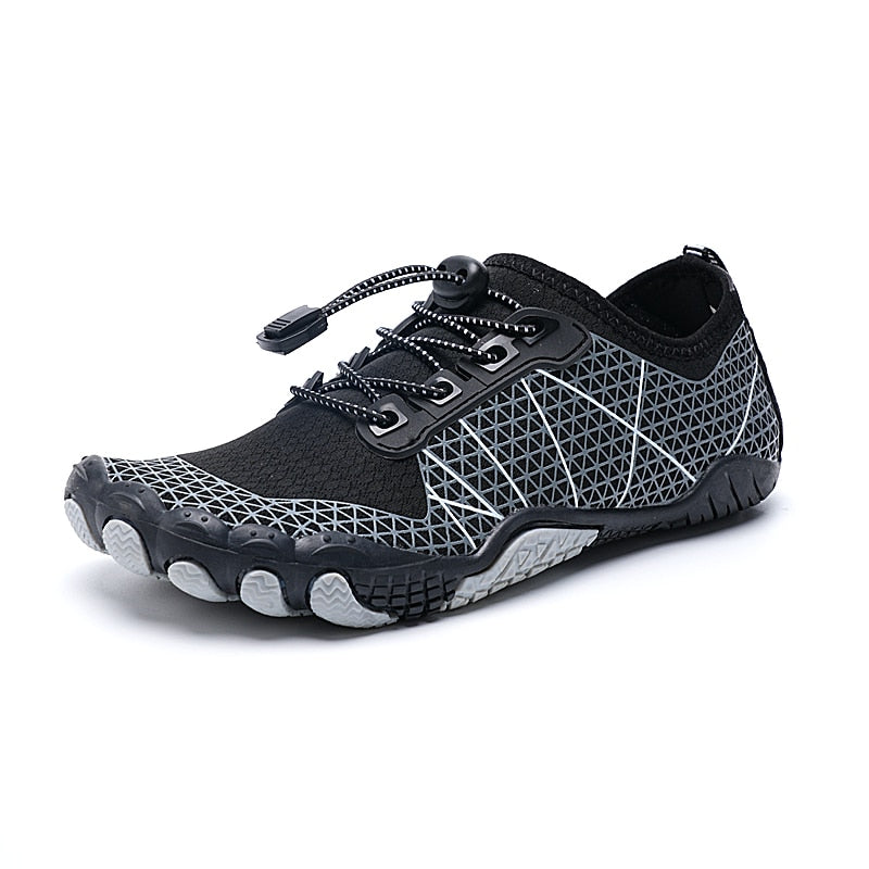 Uniseksowe buty wodne typu barefoot – Naiya-Czarny Szary-36-Trend Polska