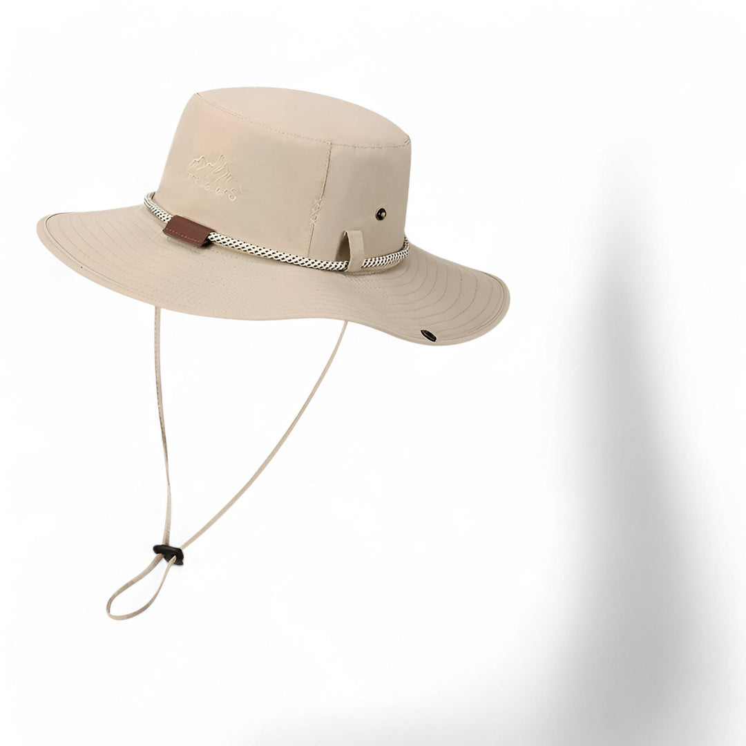 Uniseksowy kapelusz z filtrem UV, wodoodporny – Johnny-Khaki-55-60cm-Trend Polska
