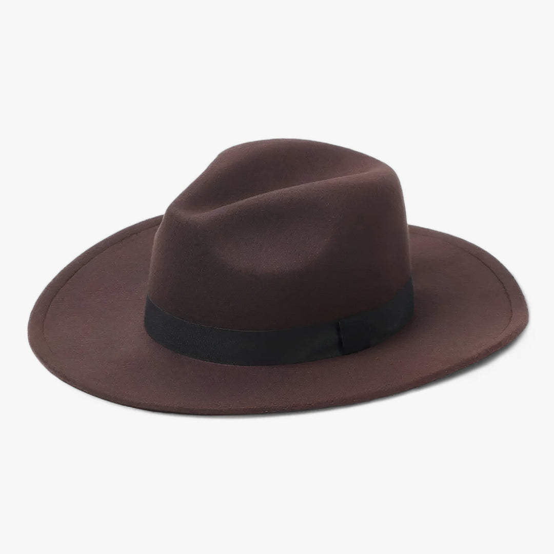 Uniseksowy vintage fedora – Ardent-Braun-Trend Polska