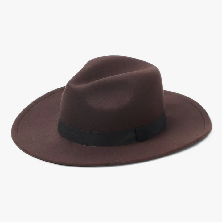 Uniseksowy vintage fedora – Ardent-Braun-Trend Polska