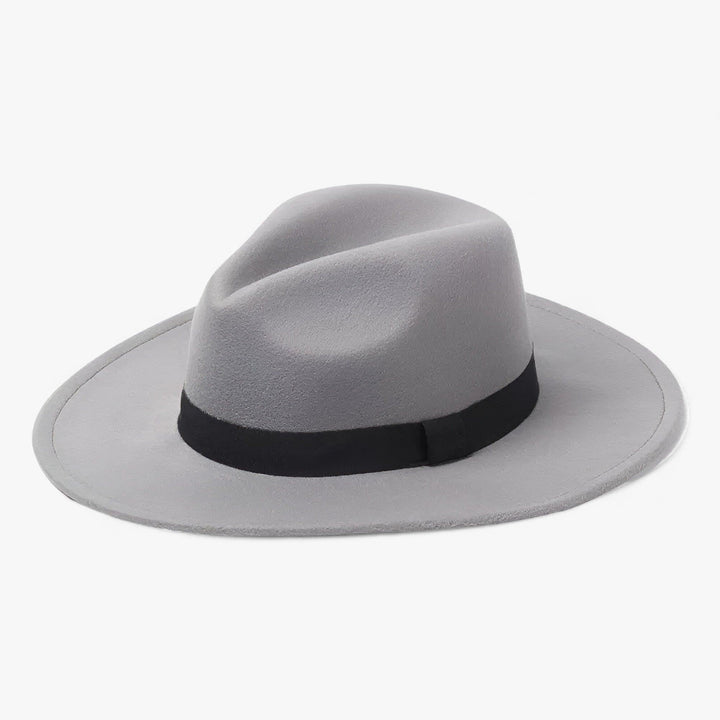 Uniseksowy vintage fedora – Ardent-Szary-Trend Polska