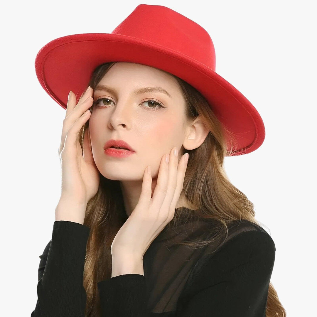 Uniseksowy vintage fedora – Ardent-Beżowy-Trend Polska