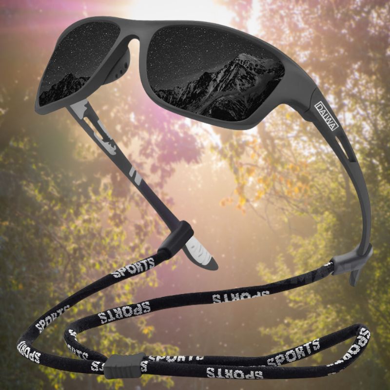 Unisex Okulary słoneczne do sportów outdoorowych - SolarGuard-Czarny-Trend Polska