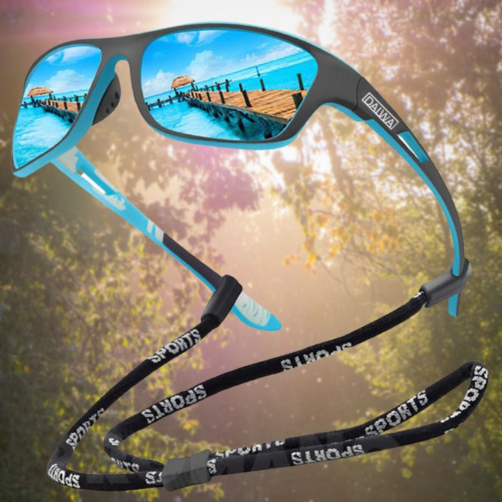 Unisex Okulary słoneczne do sportów outdoorowych - SolarGuard-Niebieski-Trend Polska