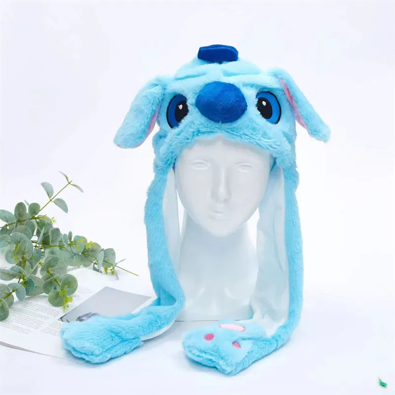 Urocza Czapka z Ruchomymi Uszami – Czapka BunnyBounce-Stitch-Trend Polska