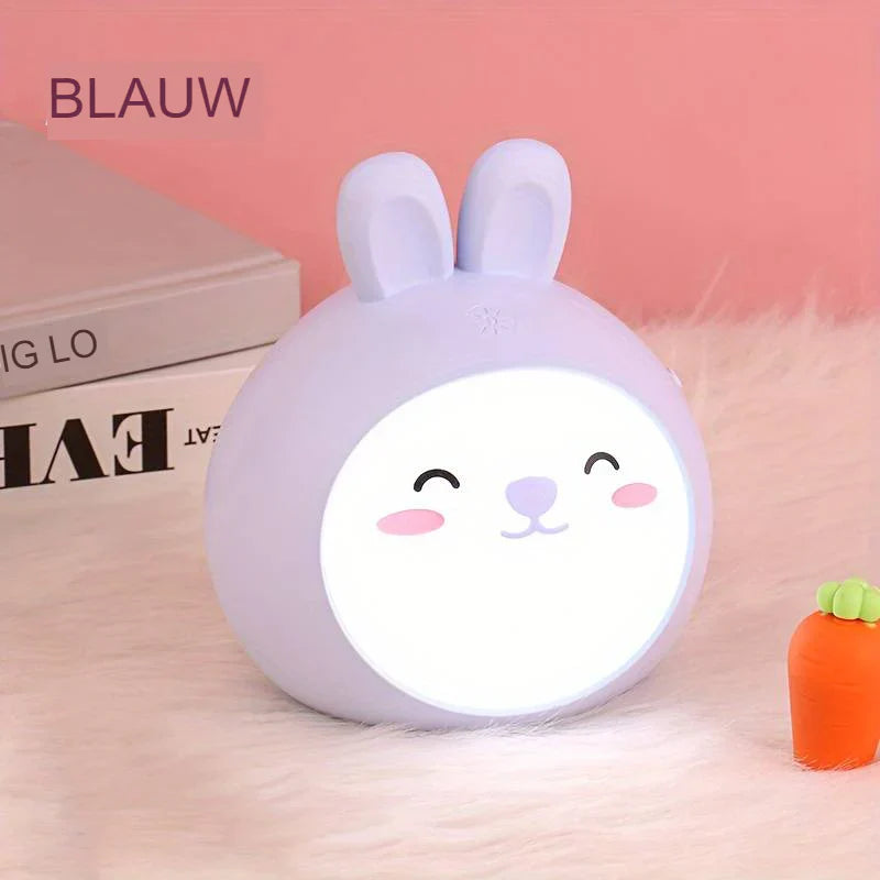 Urocza lampka nocna do pokoju dziecięcego - CuddlePaw-Niebieski-Trend Polska