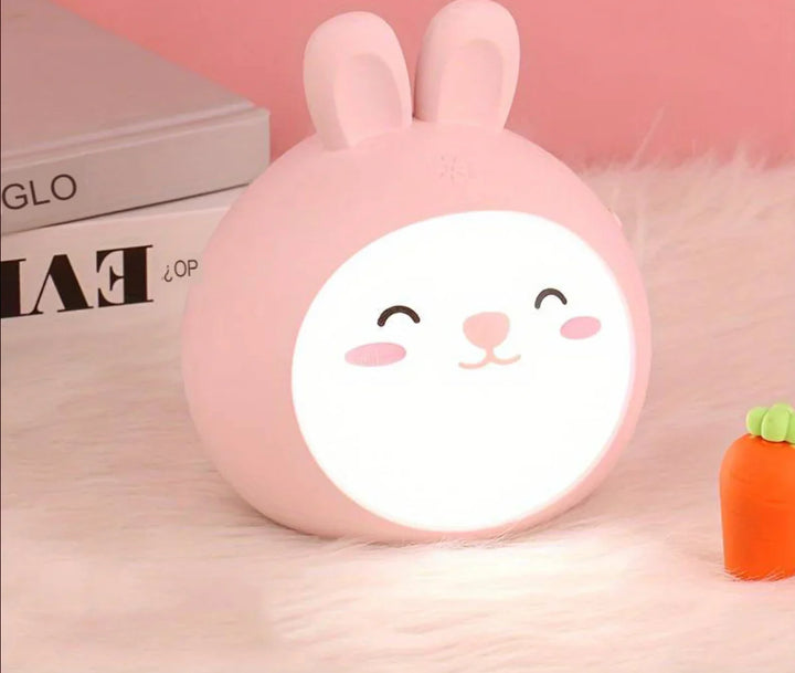 Urocza lampka nocna do pokoju dziecięcego - CuddlePaw-Różowy-Trend Polska
