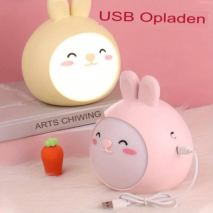 Urocza lampka nocna do pokoju dziecięcego - CuddlePaw-Żółty-Trend Polska