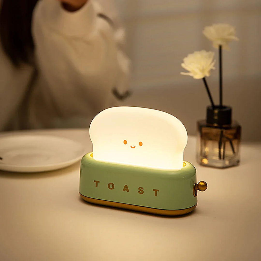 Urocza lampka nocna Toast - ToastieGlow-Zielony-Trend Polska