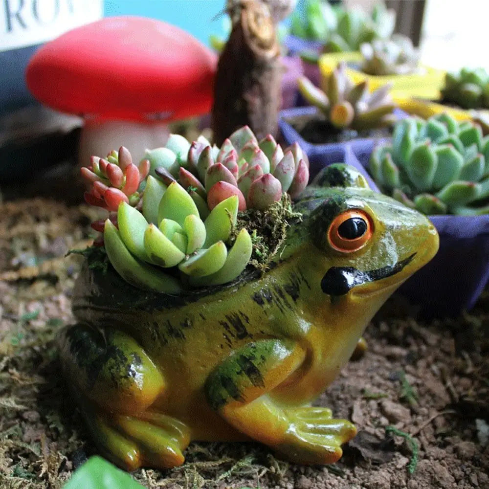 Urocza Roślinna Doniczka - FroggyPot-Trend Polska