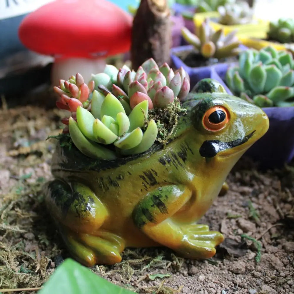 Urocza Roślinna Doniczka - FroggyPot-Trend Polska