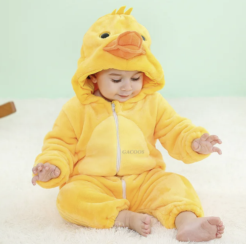Urocze zwierzęta dziecięce body - SnugglePals-Kaczka-70 (0-6 miesięcy)-Trend Polska