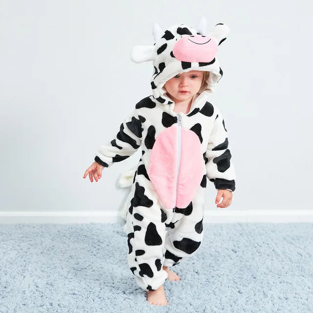 Urocze zwierzęta dziecięce body - SnugglePals-Krowa-70 (0-6 miesięcy)-Trend Polska