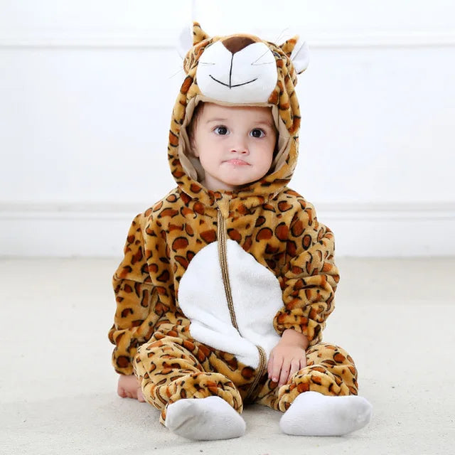 Urocze zwierzęta dziecięce body - SnugglePals-Lampart-70 (0-6 miesięcy)-Trend Polska