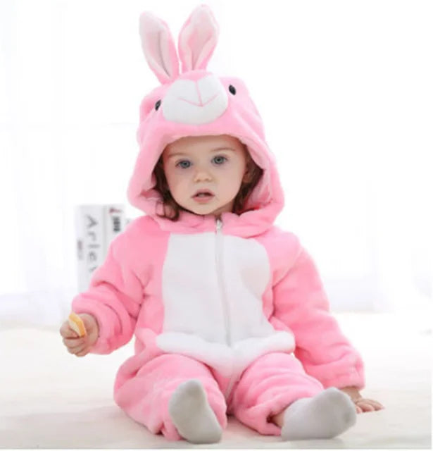 Urocze zwierzęta dziecięce body - SnugglePals-Różowa Króliczka-70 (0-6 miesięcy)-Trend Polska