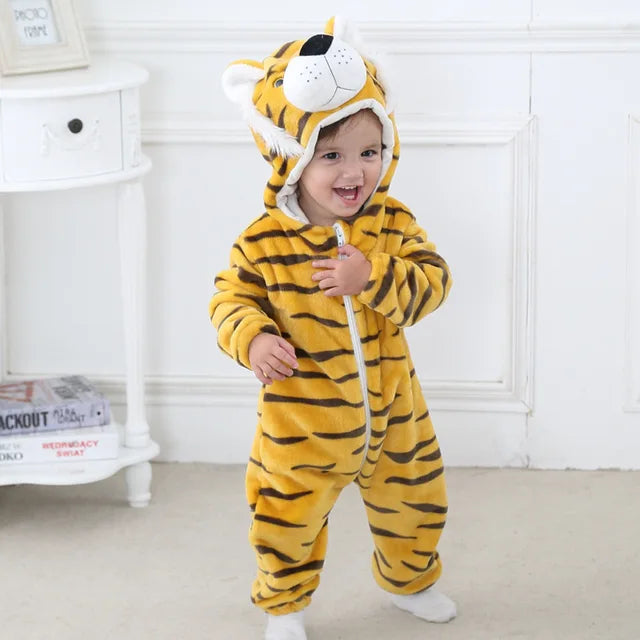 Urocze zwierzęta dziecięce body - SnugglePals-Tygrys-70 (0-6 miesięcy)-Trend Polska