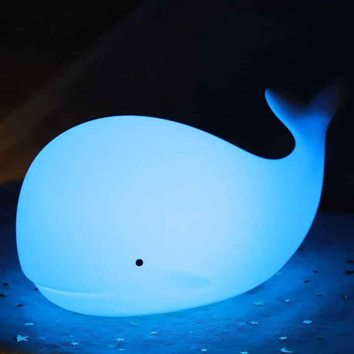 Uroczy Lampka Nocna Wieloryb z Zmieniającymi się Kolorami - GlowWhale-Trend Polska