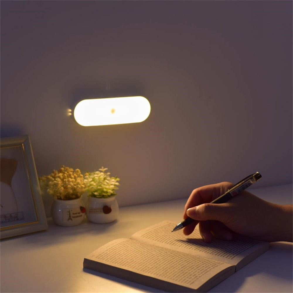 USB Ładowalna Lampa Ścienna z Czujnikiem Ruchu - BrightSense-Biały-Trend Polska
