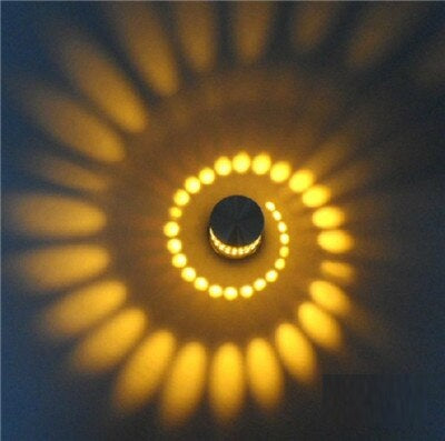 Nowoczesna lampa LED spiralna - LumoSpiral