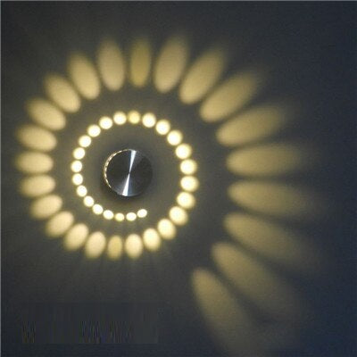 Nowoczesna lampa LED spiralna - LumoSpiral