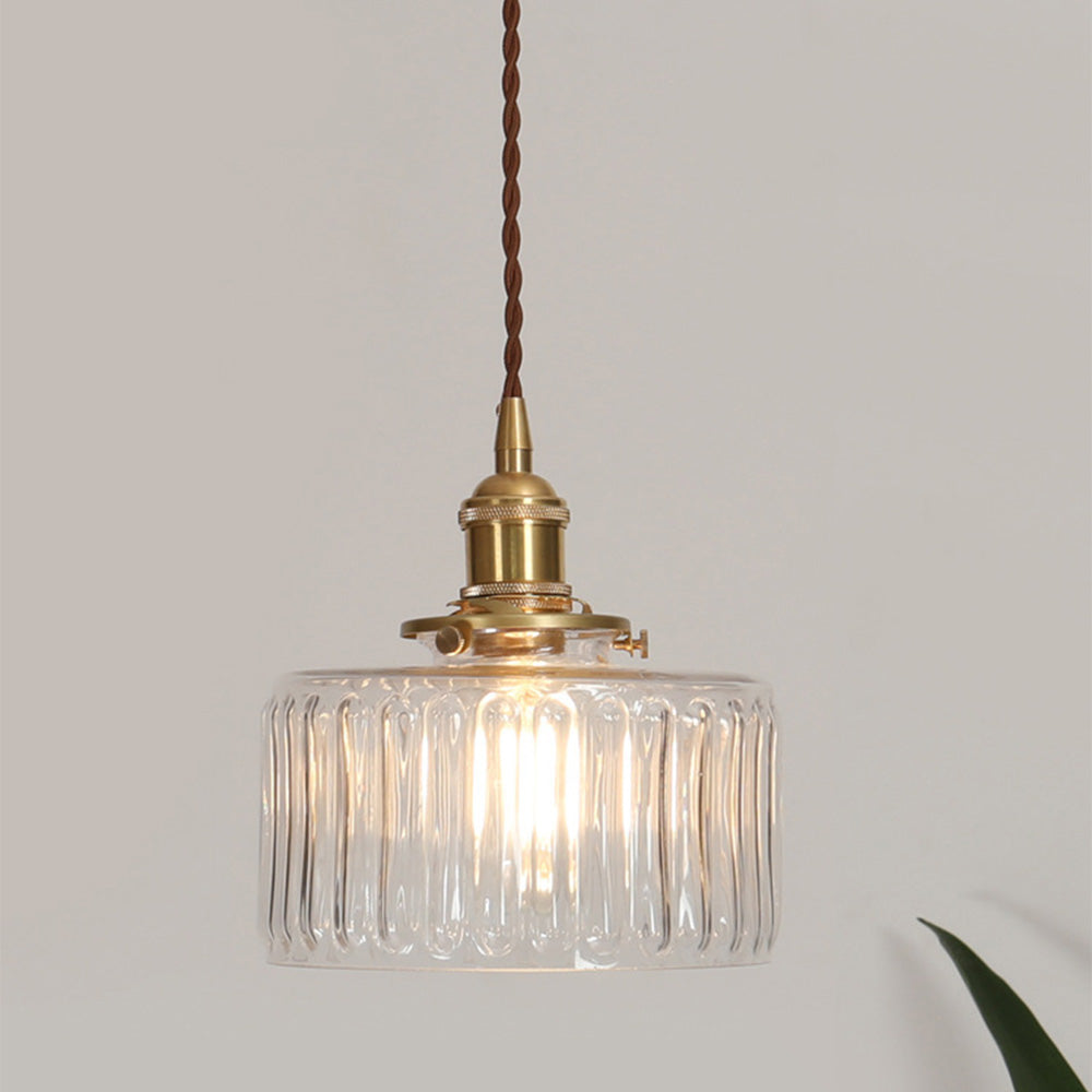 Vintage Kryształowa Lampa Wisząca - Celeste-Beżowy-Niektóre Kop-Trend Polska