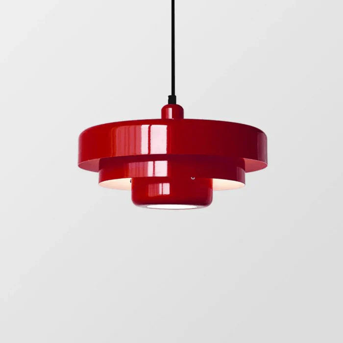 Vintage LED Lampa wisząca - TimelessGlow-Czerwony-Zimna biel-Trend Polska