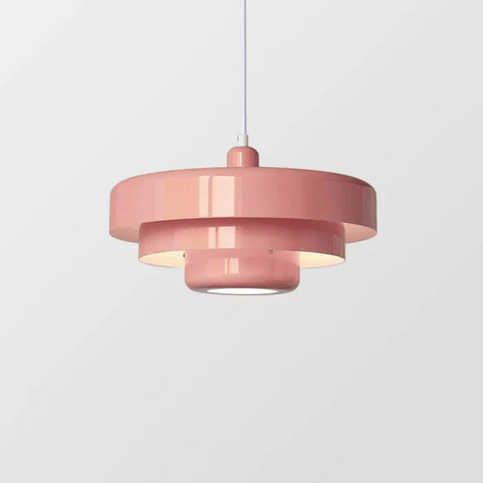 Vintage LED Lampa wisząca - TimelessGlow-Różowy-Zimna biel-Trend Polska